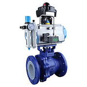 Q641F46氣動(dòng)襯氟球閥