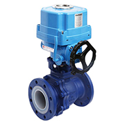 Q941F46電動(dòng)襯氟球閥