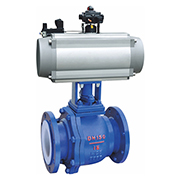 襯四氟氣動(dòng)球閥