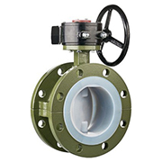 襯四氟法蘭蝶閥