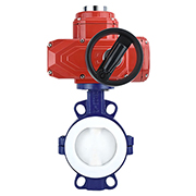 防爆電動襯氟蝶閥