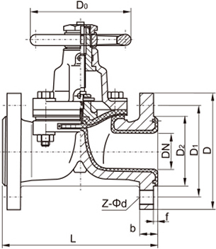 G41F46襯氟隔膜閥